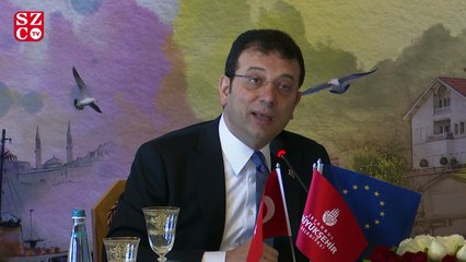 İBB başkanı İmamoğlu, AB büyükelçileriyle buluştu
