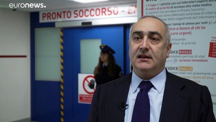 Un hospital de Nápoles frente al COVID-19