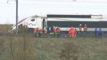 High-speed train derailed by landslide in France, injures 22