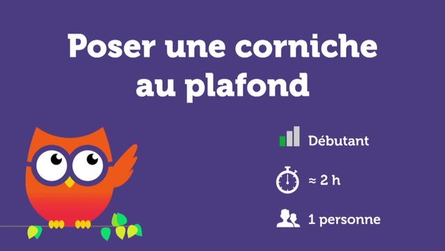 Poser une corniche au plafond