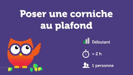 Poser une corniche au plafond