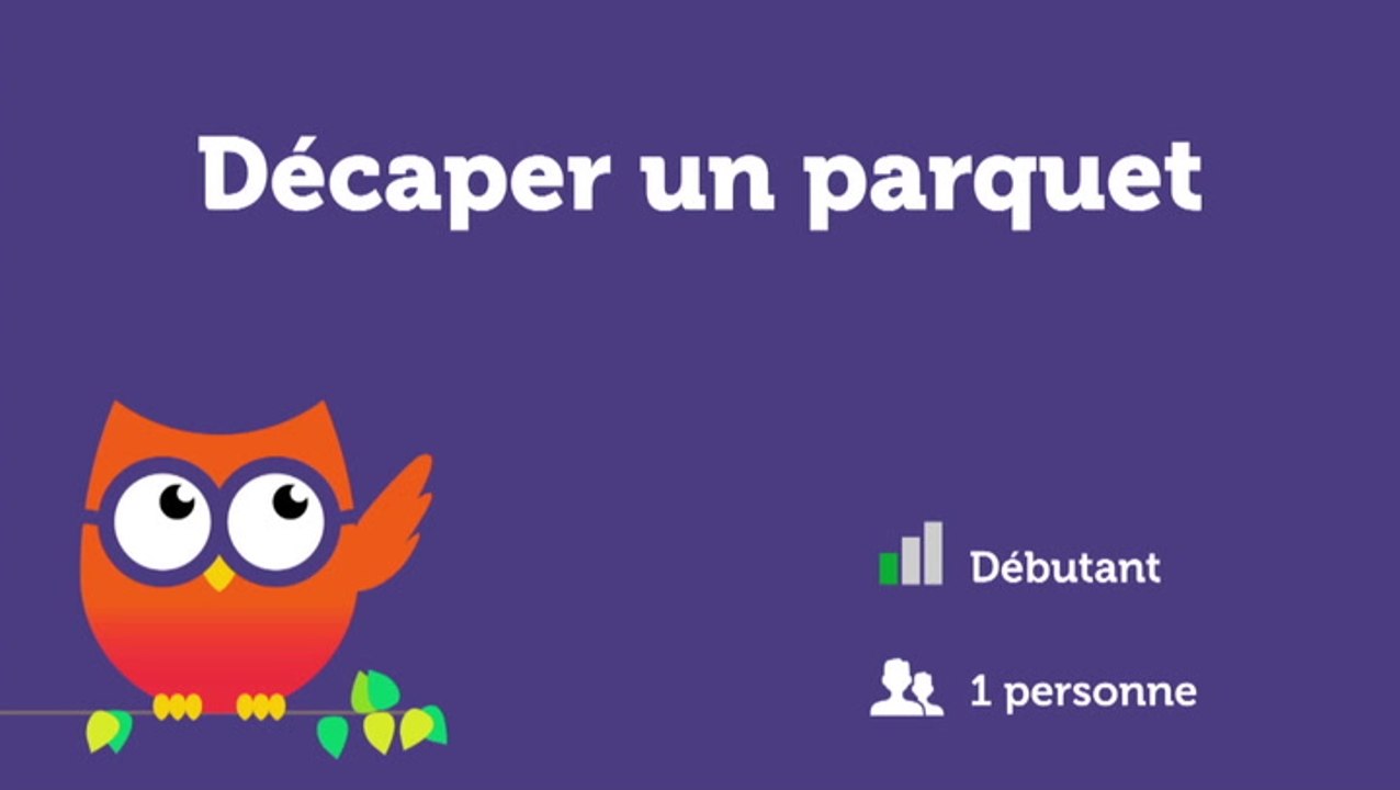 Décaper un parquet