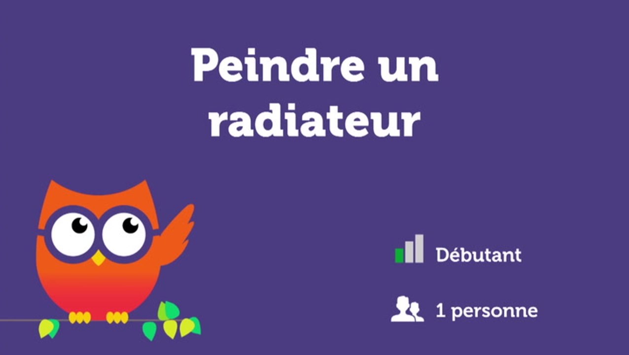 Peindre un radiateur