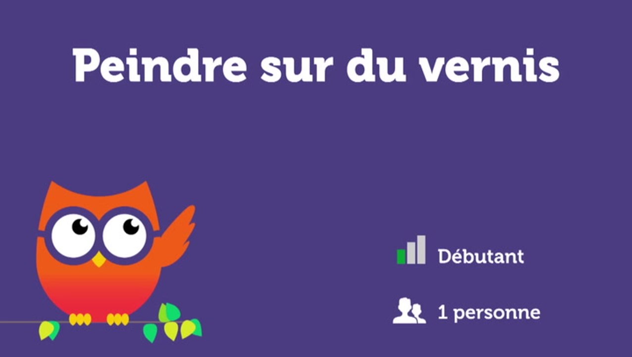 Peindre sur du vernis