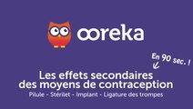 Effets secondaires des moyens de contraception