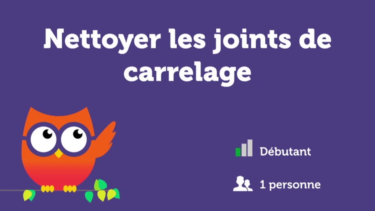 Nettoyer les joints de carrelage