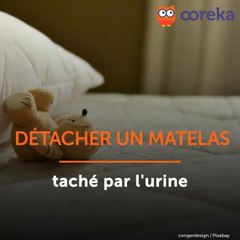 Détacher un matelas taché par l'urine