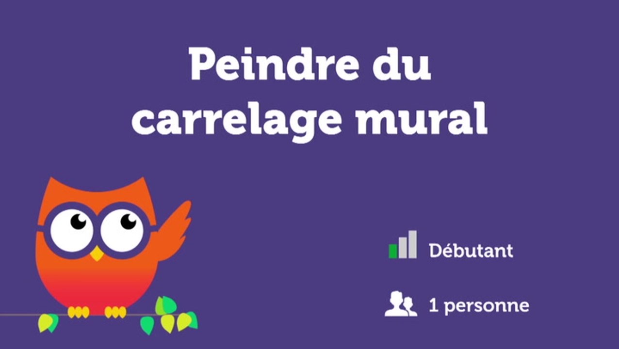 Peindre du carrelage mural