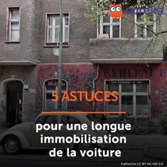 Astuces pour une longue immobilisation du véhicule