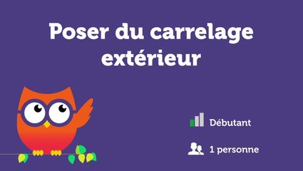 Poser du carrelage extérieur