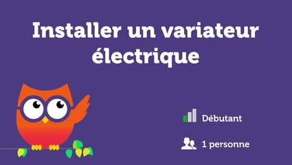 Installer un variateur électrique