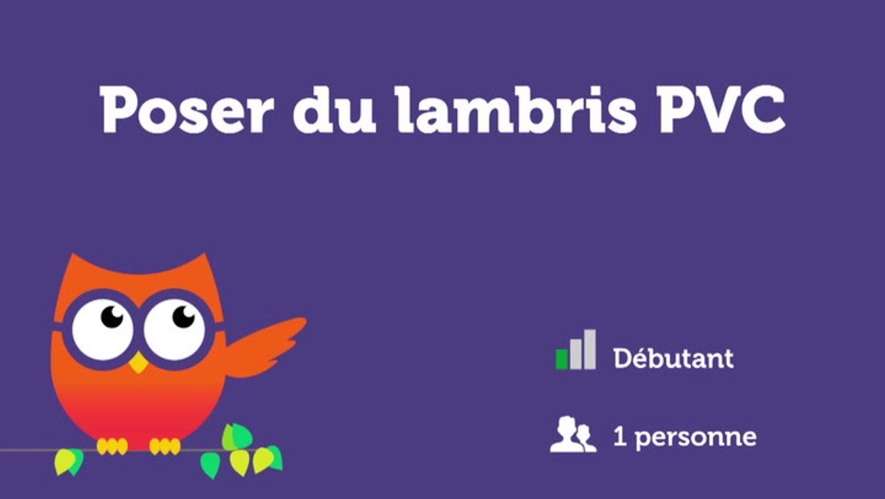 Poser du lambris PVC