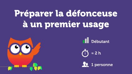 Préparer la défonceuse à un premier usage