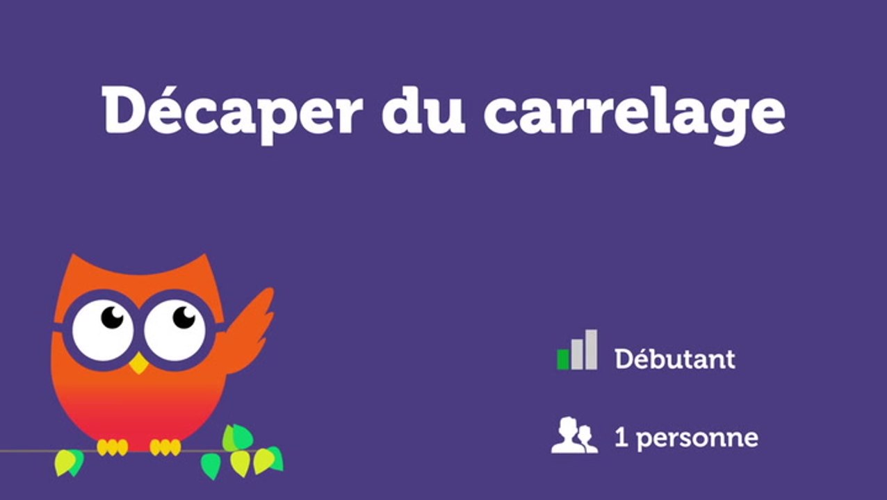 Décaper du carrelage