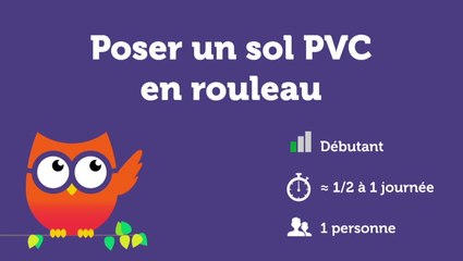 Poser un sol PVC en rouleau