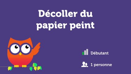 Décoller du papier peint