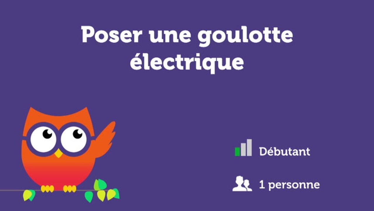 Poser une goulotte électrique