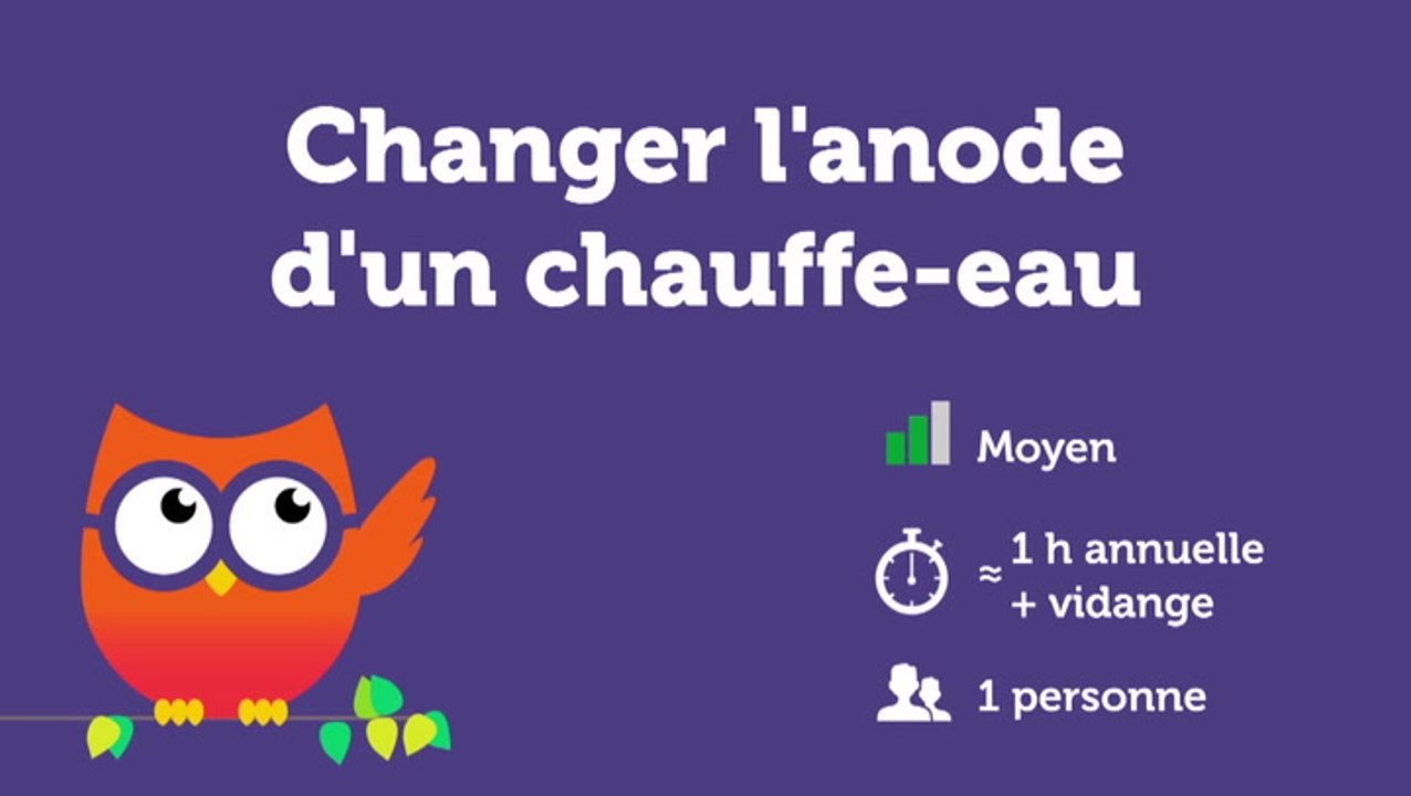 Changer l'anode d'un chauffe-eau