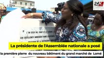Togo : Pose de la pierre du nouveau bâtiment du grand marché de Lomé