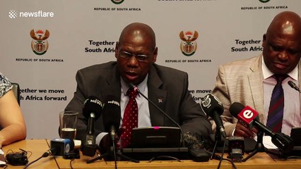 South Africa's Minister of Health confirms country's first coronavirus case