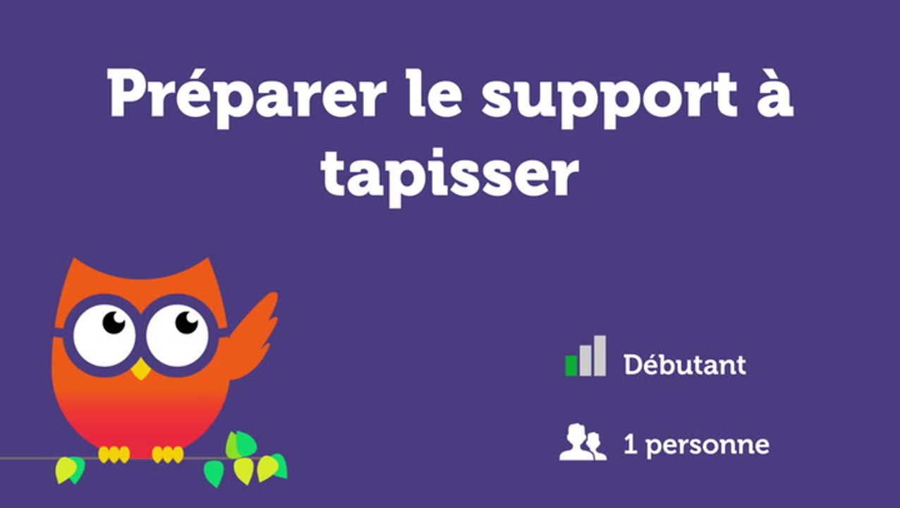 Préparer le support à tapisser