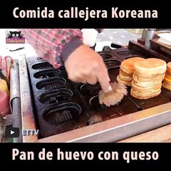 Comida callejera del mundo ( Korea) PAN DE HUEVO