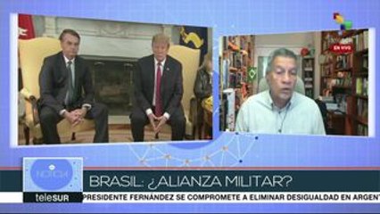Almeida: Estados Unidos utiliza a Brasil para presionar en la región