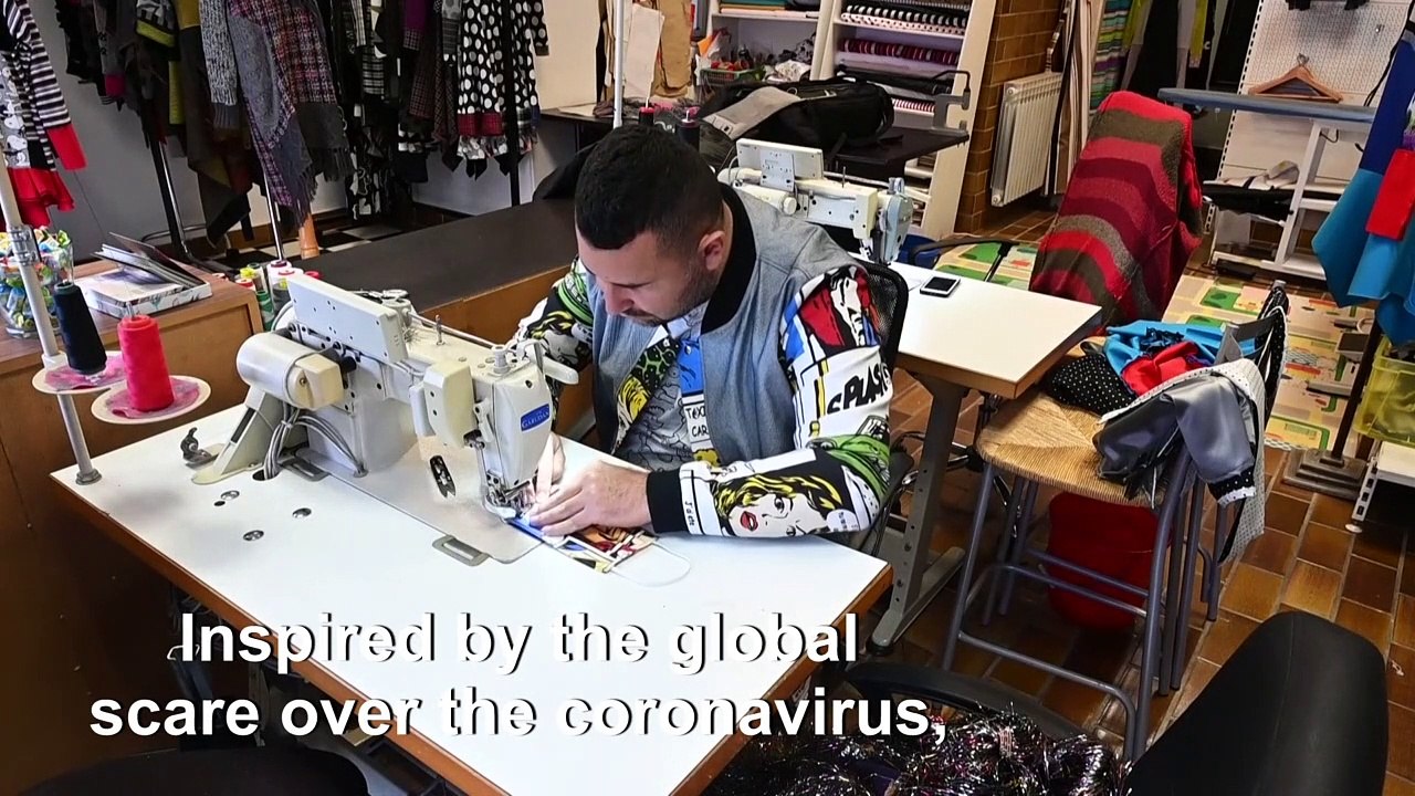 Croatian designer launches 'cheerful' virus mask line