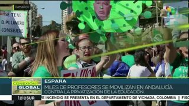 Maestros andaluces rechazan privatización del sector educativo