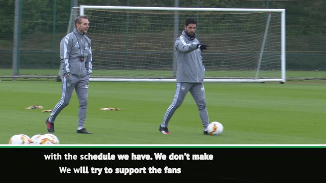 Arsenal fans 'paying the price' for fixture change - Arteta