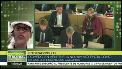 Romero: gobierno colombiano rechaza informe de ONU-DDHH
