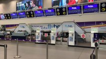 Stranded Travellers At Birmingham Airport Due To Flybe Collaspe!
