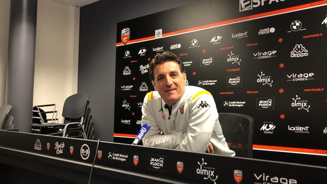 Lorient. Christophe Pelissier, entraîneur de Lorient à propos du Coronavirus