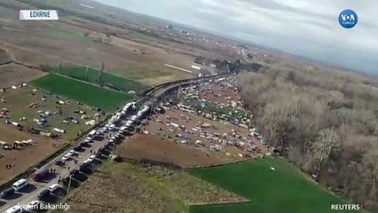 Türkiye- Yunanistan Sınırından Göçmen Manzaraları