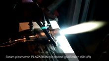 Industrial plasma torches PLAZARIUM TPS for plasma gasification (50-70 kW)