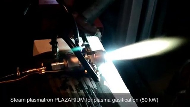 Industrial plasma torches PLAZARIUM TPS for plasma gasification (50-70 kW)
