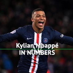 Télécharger la video: Kylian Mbappe eclipses Messi and Ronaldo in scoring stats