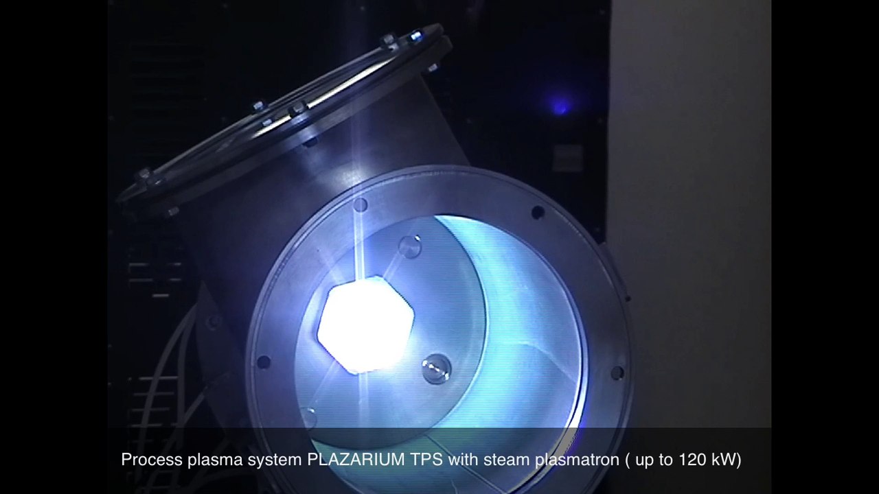 Industrial plasma system PLAZARIUM TPS with steam plasma torch (up to 120 kW)