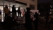 Un groupe d'antifascistes manifest devant le meeting de Nicolas Bay et Jordan Guitton (RN) à Troyes
