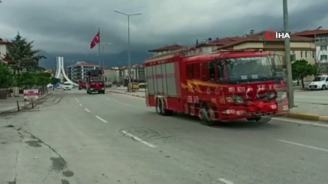 Elektrik panosunda çıkan yangın paniğe neden oldu