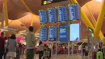 Medidas de seguridad en el aeropuerto de Madrid y en el de Milan