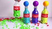 Learn Colors with Pj Masks Wrong Heads, Pj Masks Balls Beads 5 Bottles Surprise Toys