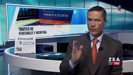 Detectan tráfico de fentanilo y morfina desde el INER