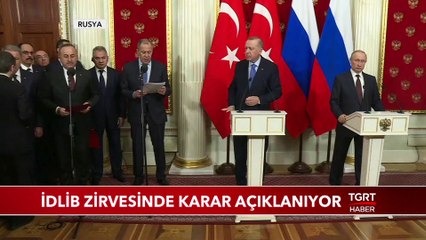 Türkiye ve Rusya İdlib'de Ateşkes Üzerinde Anlaştı