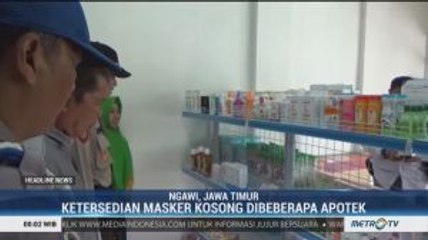 Polres Ngawi Tinjau Ketersediaan Masker di Beberapa Apotek