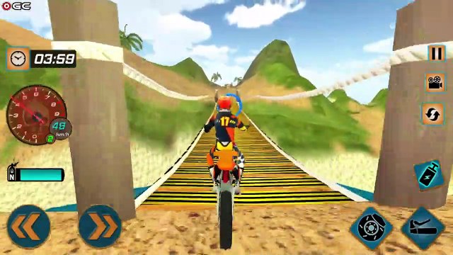 Fearless Beach Bike Stunts Rider Stunt Mode Motor Bike Games - Android GamePlay #4