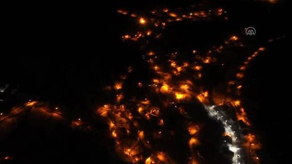 Yolu çığdan kapanan Bahçesaray'daki hastaların imdadına jandarma helikopteri yetişti