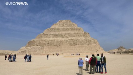 شاهد: إعادة فتح أقدم هرم في مصر بعد ترميمه