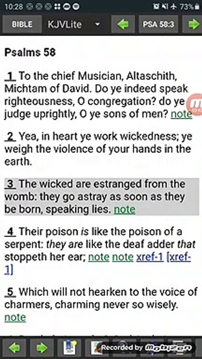 Knowing the wicked and understanding your enemy