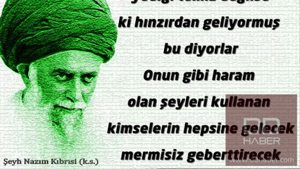Şeyh nazım kıbrısi k s  hazretlerin yıllar önce corona virüs uyarısı